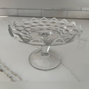Fostoria American Crystal Cheese Stand